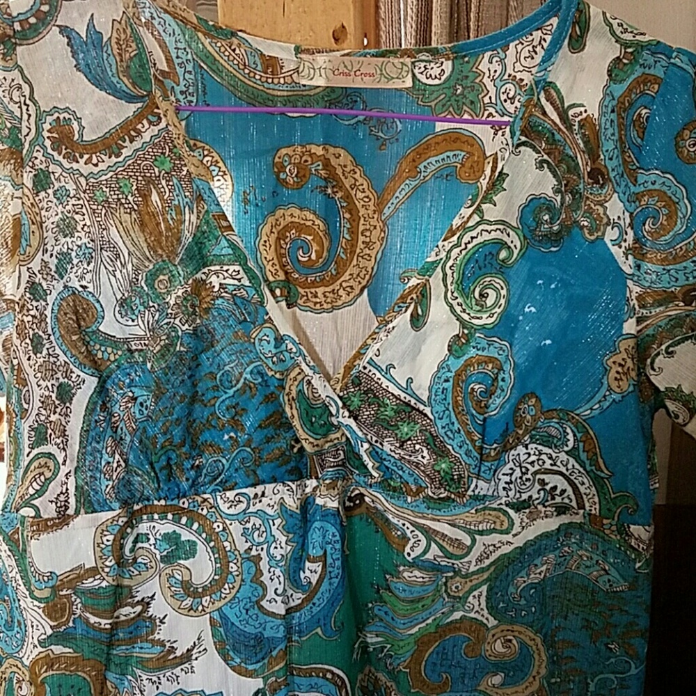COPY - Paisley print knee length dress BNWOT
